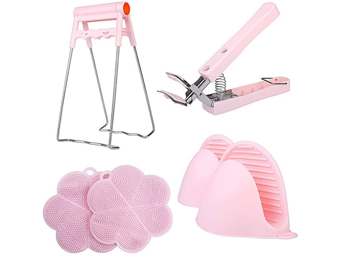 Juego De 6 Herramientas De Silicona Anti-calor, Clip Anti-calor, Almohadilla De Silicona, Clip De Mano Anti-calor, Placa