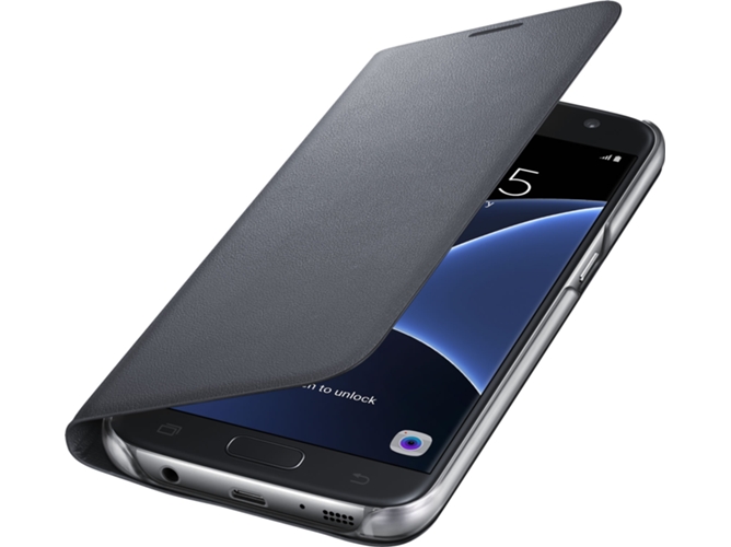 Funda SAMSUNG Galaxy S7 LED View Negro
