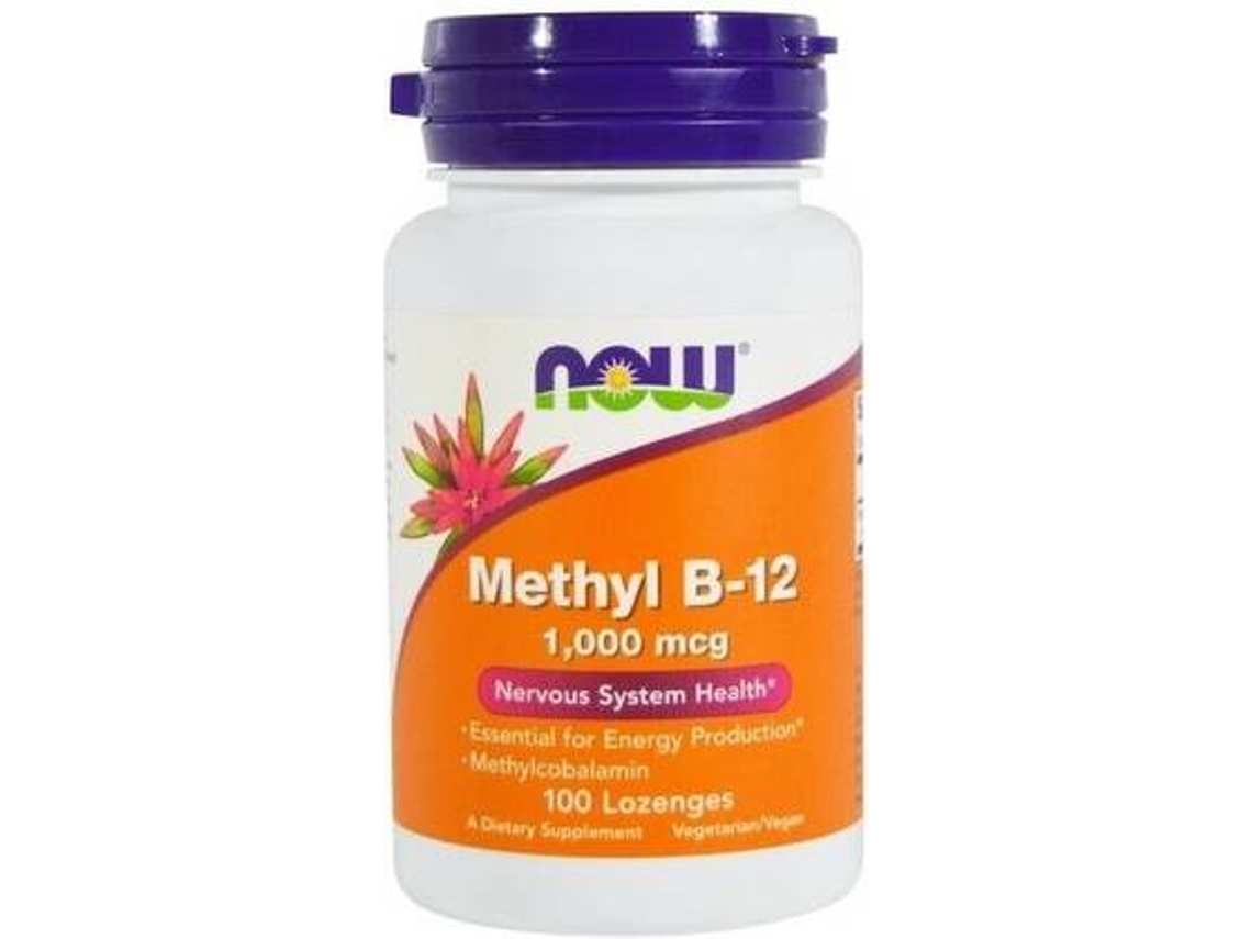 Suplemento Alimentar NOW Vit B12 Methil 1000 Mg 100 Tabs