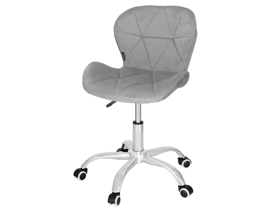 Silla de Oficina Ergonómica Tapizada Regulable en Altura con Ruedas Giratorias SPRINGOS