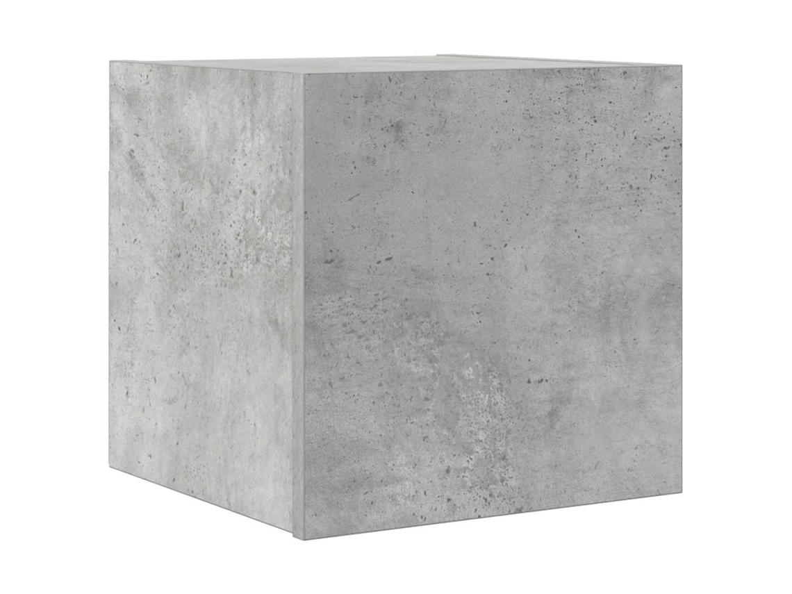 Mueble TV de pared 30,5x30x30 cm Gris Cemento MAISON EXCLUSIVE