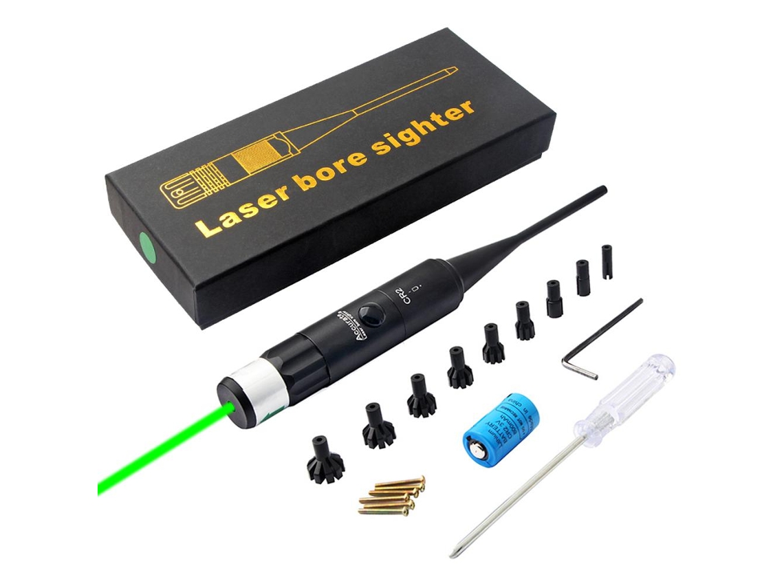 Junli-kit De Mira De Calibre 0,177 A 0,50 Con 9 Adaptadores De Plástico Rígido.