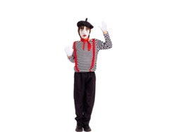 Disfraz de Niño PARTILANDIA mimo rayado (Tam.: 7-9 anos)