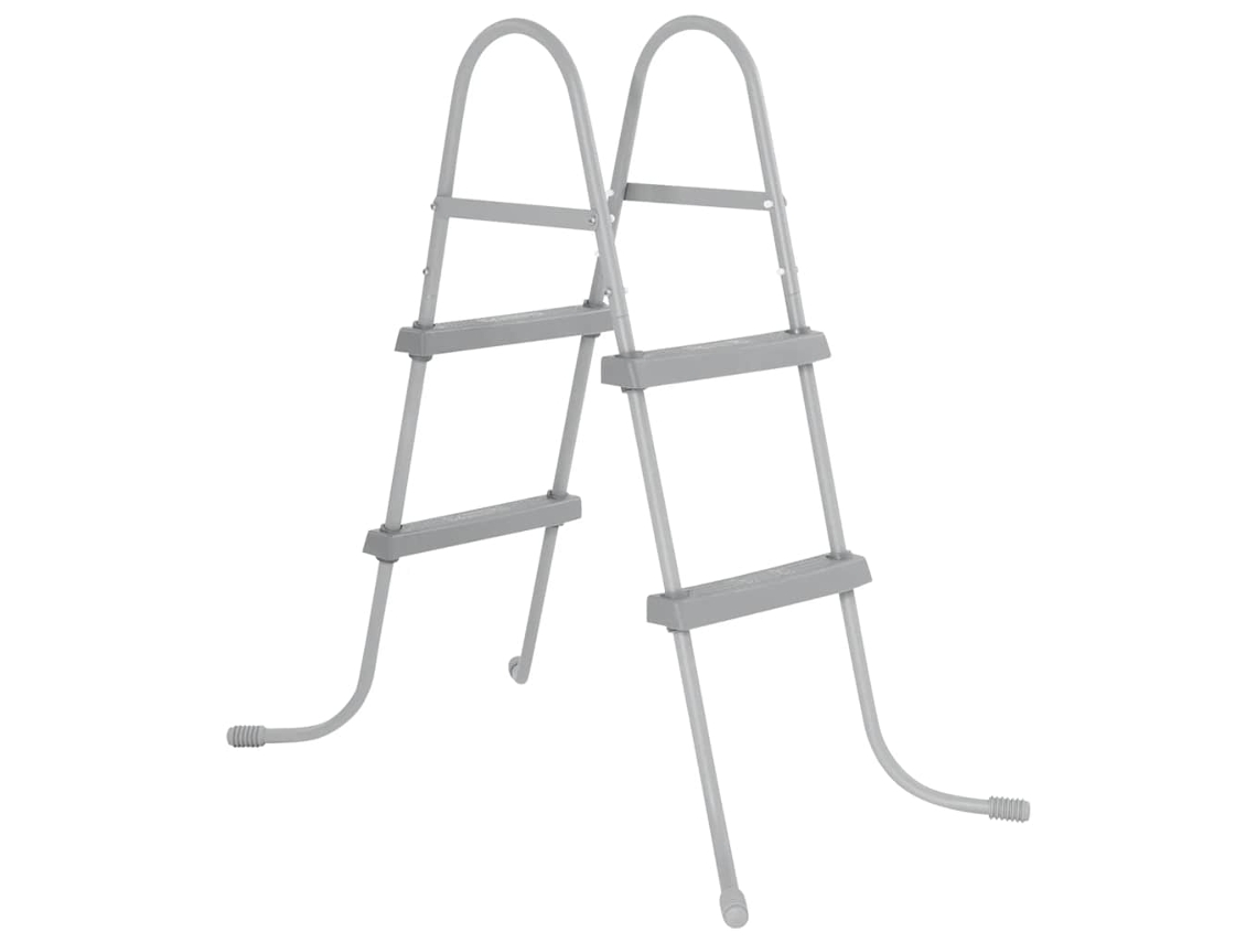 Escalera De Piscina BESTWAY Gris Metal