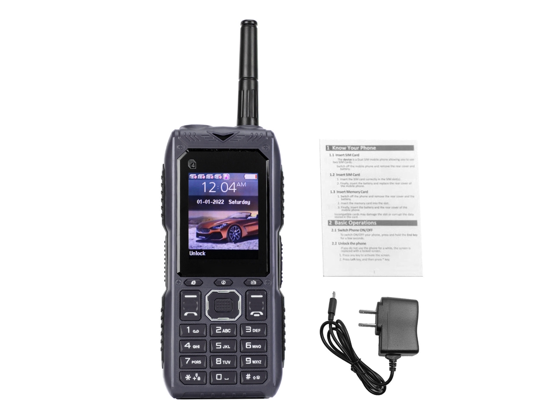 Telefone Celular Desbloqueado Para Idosos Com Botões Grandes Bateria 2400mah Antena 2g Retro