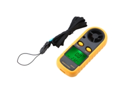 Anemómetro Digital Ar816+ Lcd Portátil Para Medir La Velocidad Del Viento Y La Temperatura Con Retroiluminación.