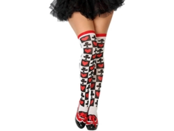 Medias DISFRAZZES Medias De Reina De Corazones (Talla: Talla Universal)