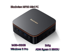 Mini Pc Blackview Mp20 (adm Ryzen 3 3300u - 16 Gb De Ram - 512 Gb De Rom - Windows 11 Pro -negro)