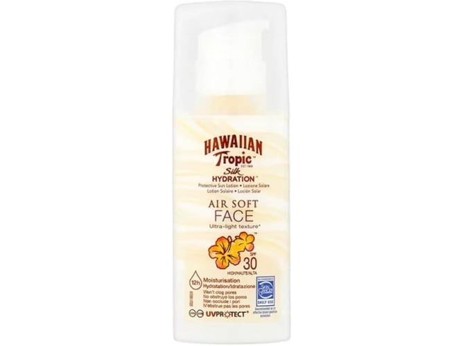 Protector Solar Facial HAWAIIAN TROPIC Silk Hidration SPF 30 (50 ml)