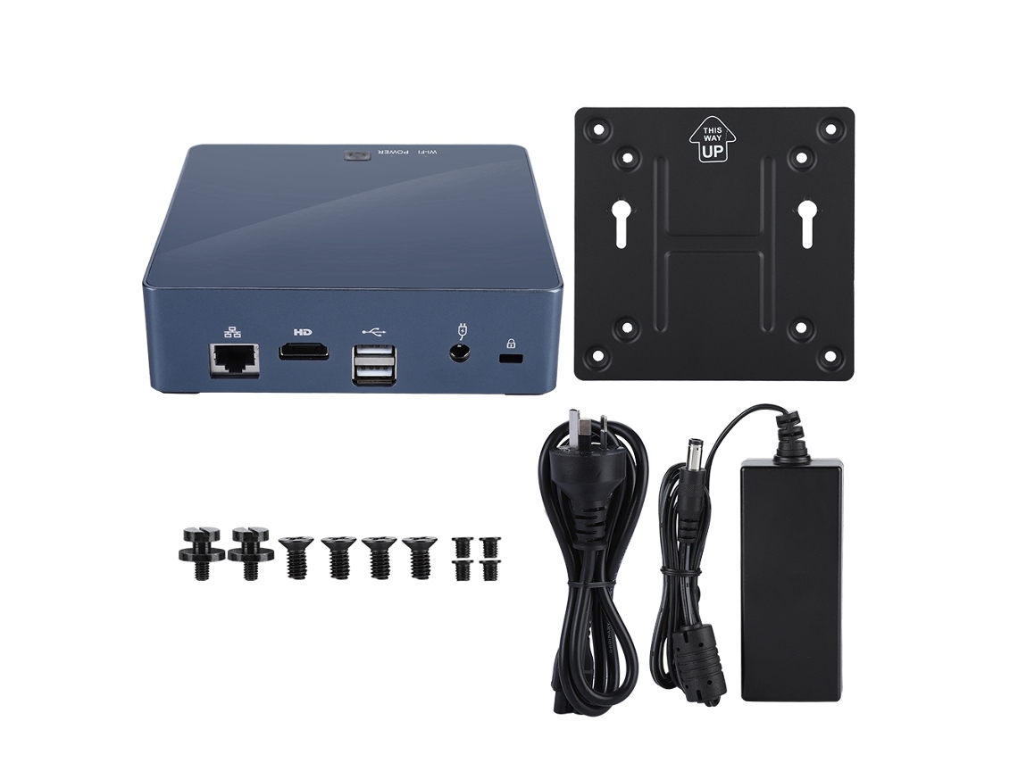 Mini Pc Diy De Alto Rendimiento Para Win10/intel I5 8250u Quad Core Luz Dourada