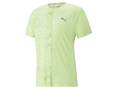 Camiseta de Hombre para Running PUMA Graphic Verde (S)