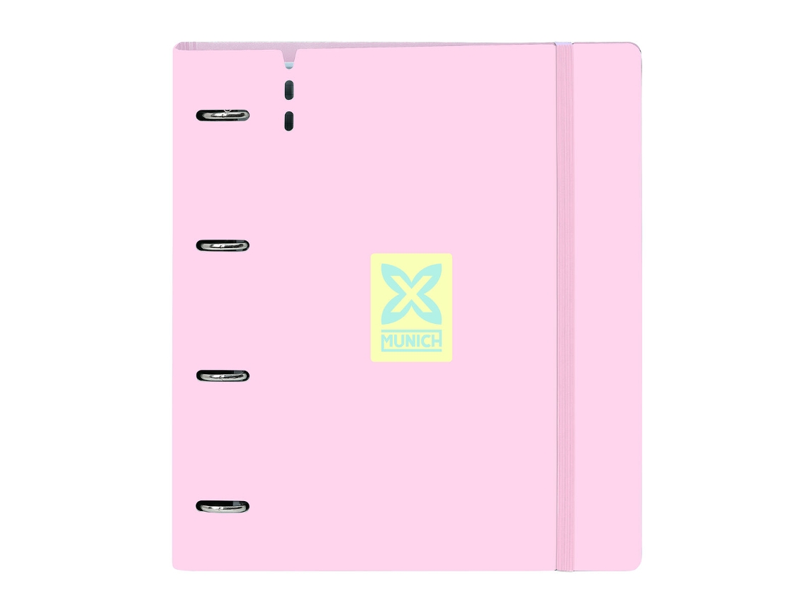 Carpeta de anillas Munich Candy Pink 27 X 32 X 4 cm