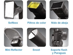 Kit de accesorios para flash FT-AF1 FOTIMA