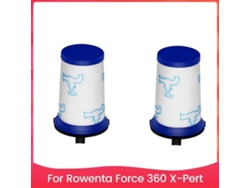 Conjunto de 2 filtros de reposição para aspirador de pó Force 360 X-pert. Acessórios e peças de reposição.