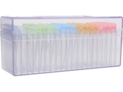 Caja De Joyería De Viaje De Acrílico Transparente Nuobesty Con 20 Bolsas De Pvc Impermeables Y Antioxidantes.