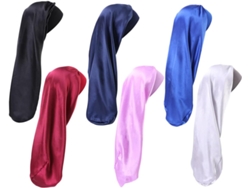 Gorro Elástico De Satén De 12 Piezas Para Uso Nocturno, Apto Para Rizos, Trenzas Y Rastas.