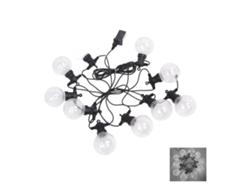 Guirnalda De Luces Led Con Forma De Bola G50, 10 Bombillas, 4 M, Resistente Al Agua, Decorativa Para Exteriores E Interiores.