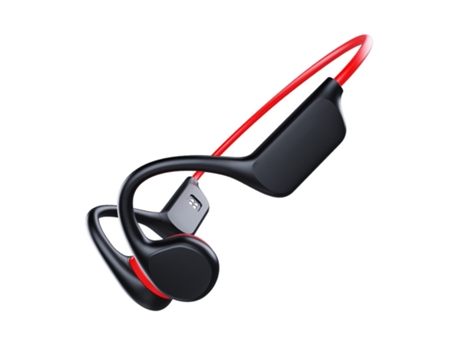 Fones de ouvido de condução óssea fones de ouvido abertos sem fio Bluetooth 5.0 com memória 32G integrada IP68 à prova d'água fones de ouvido CHRON...