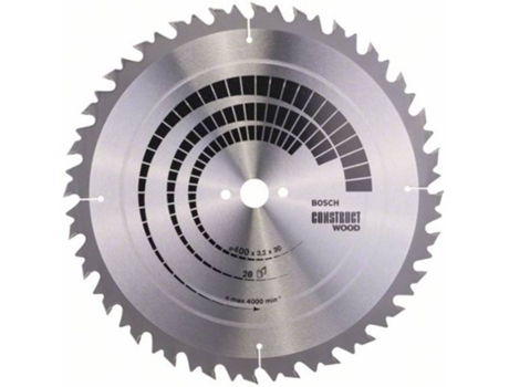 Disco de Sierra Circular BOSCH Construct Madera 400x30x3.2 mm - 28