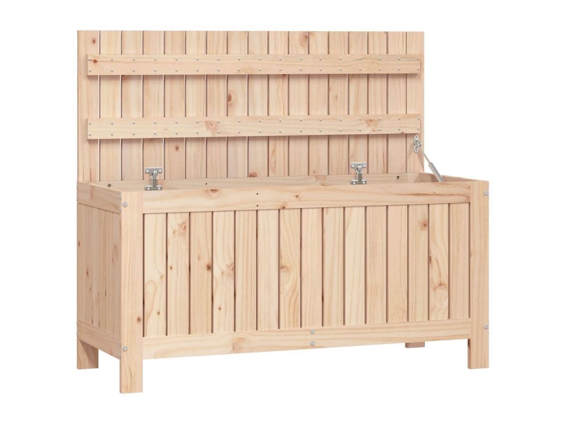 Maison Exclusive - Caja De Almacenaje Jardín Madera Maciza De Pino 108x42,5x54 Cm