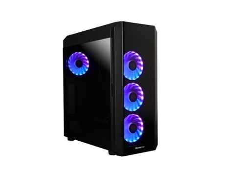 Caja Semitorre ATX CHIEFTEC GL-03B-UC-OP (Negro - ATX - Mini-ITX - mATX - Midi-Tower)