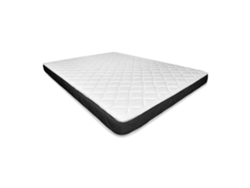 Colchón Viscoelástico Fresh, Blanco/Negro, Altura 13 cm, 105x190 cm