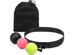 Equipo de boxeo ANSELF Reflex Ball Negro