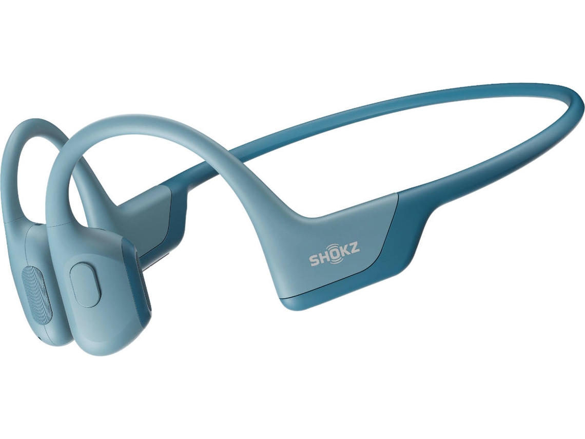 Auriculares Bluetooth Multipoint SHOKZ Openrun Pro (Open Ear - Micrófono - Azul)