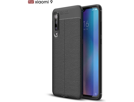 Carcasa Xiaomi MI 9 Rugged Leather Negro