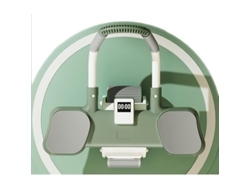 Rodillo abdominal autorebote Mdug, verde, para ejercicios abdominales. Rodillo abdominal con colchoneta.