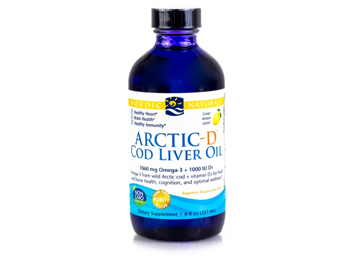 NORDIC NATURALS Aceite de Hígado de Bacalao Ártico-D 237 Ml