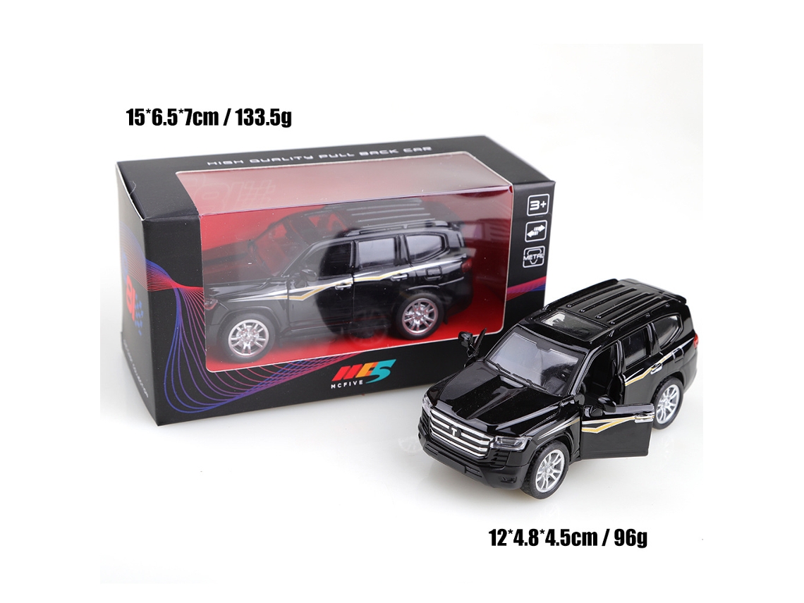 Vehículo Todoterreno Suv De Metal Fundido A Presión A Escala 1/36, Con Doble Puerta, Modelo De Juguete Realista.