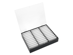 Caja De Almacenamiento Para Decoraciones De Uñas Con Múltiples Compartimentos: Elegante Y Práctica (negra)