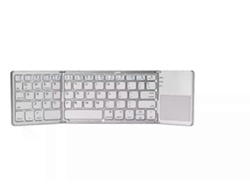 Teclado inalámbrico Bluetooth plegable con panel táctil, ultrafino, recargable, para portátil y tableta Everley891