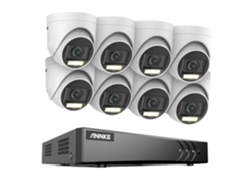 Sistema de cámaras de seguridad de 16 canales y 5 MP con detección de movimiento, kit de 8 piezas, 1 unidad OEM