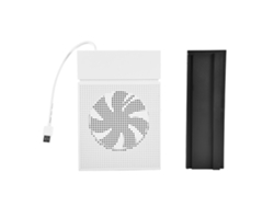 Base Vertical Con Ventilador De Refrigeración Y Estación De Carga Con 4 Puertos Usb Para Consola Xboxone Slim