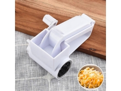 Rallador De Queso Rotativo De Manivela Con Tambores De Acero Inoxidable Multifuncional Para Queso Duro Chocolate Nueces Y Coco Deshidratado