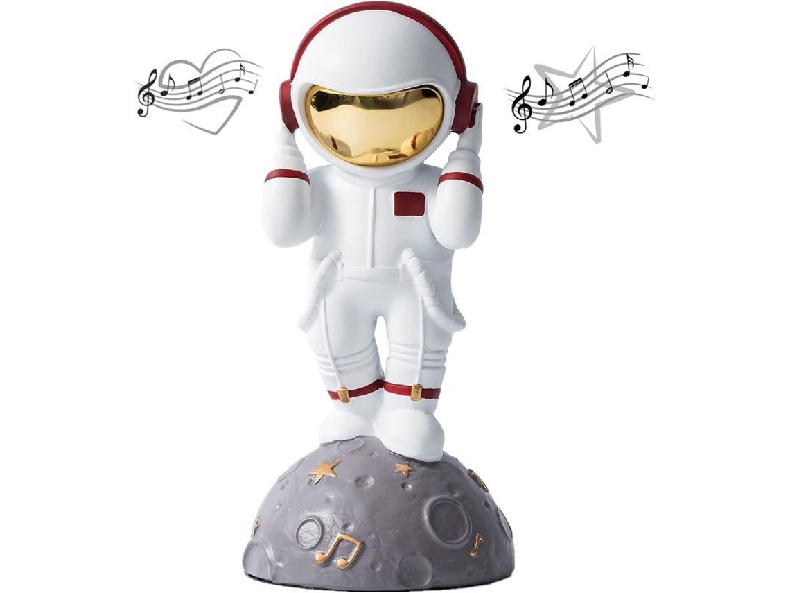 Estatua De Astronauta Con Auriculares, Decoración Para El Hogar, Escultura De Astronauta, Juguete Para Niños.