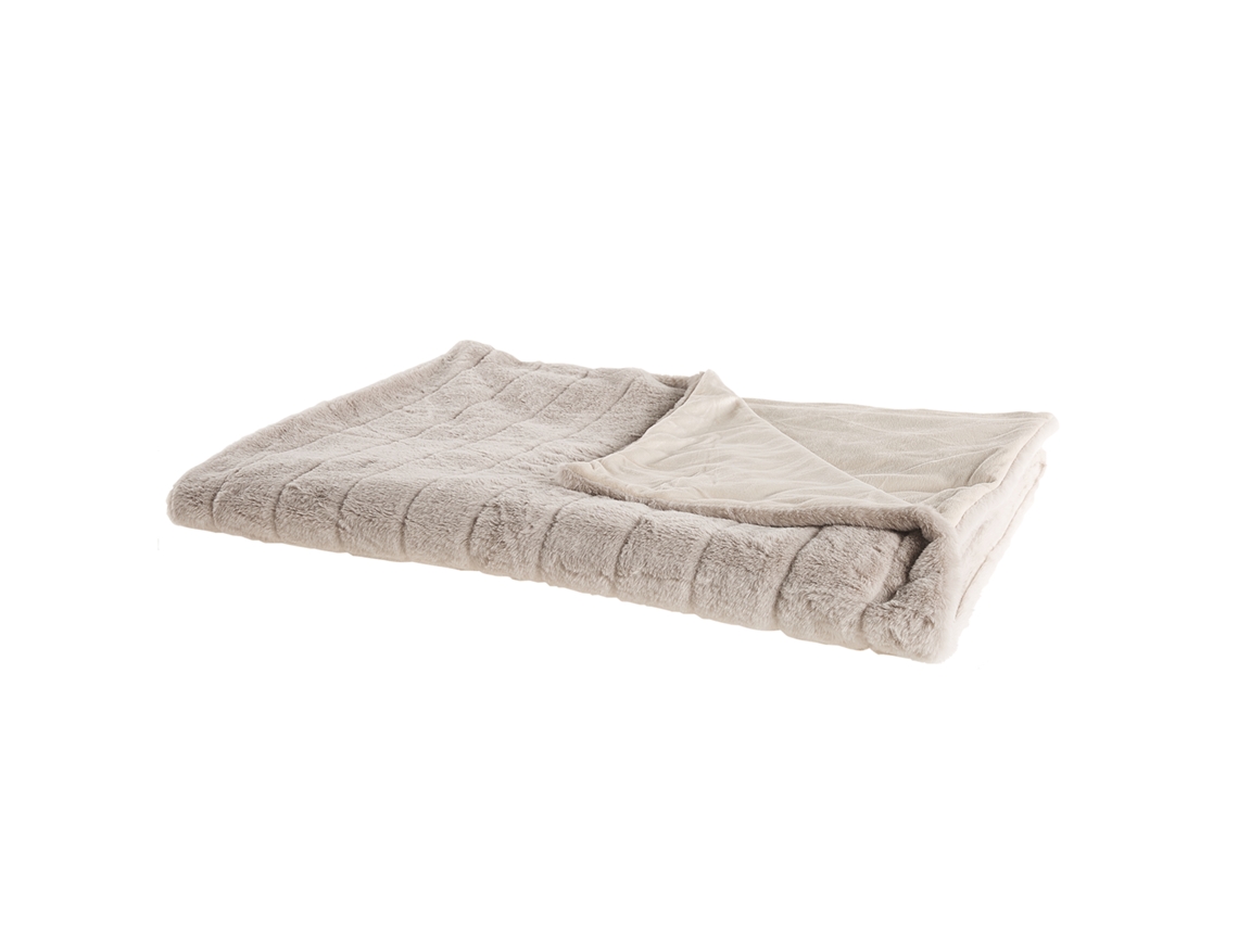 Manta BELIANI Labyar (Beis - 200x150x2 cm)