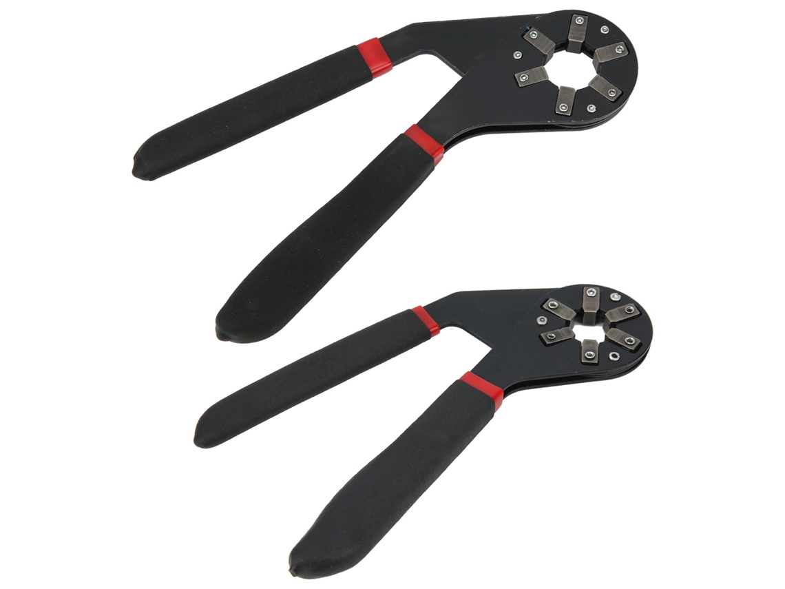 Llave Ajustable Con Mango De Caucho, Herramienta Manual De Agarre Multiplicado Para Hexágono Y Multifunción