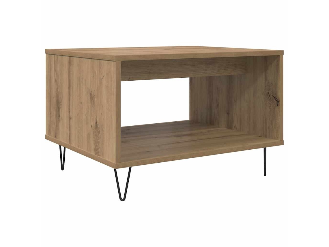 Mesa de centro - Mesa auxiliar en roble artesanal 60 x 50 x 40 cm HARLANV1