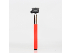 Palo Para Selfies De Teléfono Móvil (telescópico Portátil, Apariencia Roja)