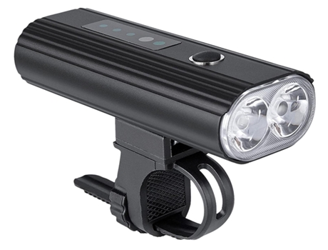 Luces de bicicleta Faros delanteros de bicicleta Carga USB Luces de cabeza de bicicleta de montaña de carretera a prueba de agua Ao -Black ENZONS