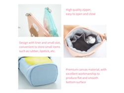 Estuche para lápices con forma de gato y compartimentos (sin marca)