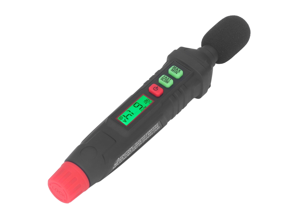 Sonómetro Portátil Mini Ht64 De 30 Db A 130 Db Con Pantalla Iluminada Y Detector De Ruido En Decibelios.
