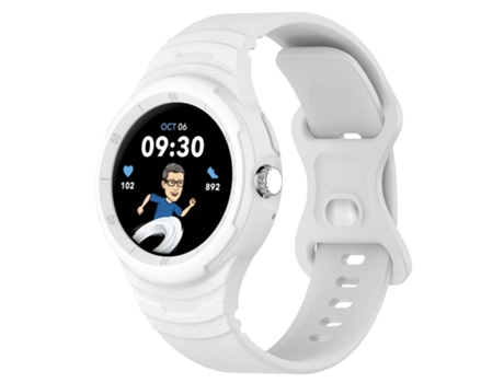 Correa Smartwatch para Goolge Pixel Watch 2 Silicona Integrada con Textura de Cuero (Blanco)
