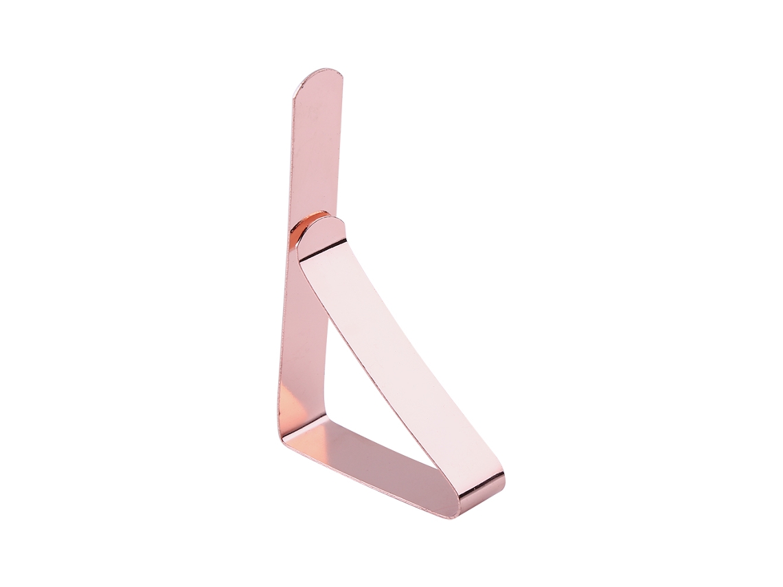Pinza para mantel Primerox de acero inoxidable color oro rosa