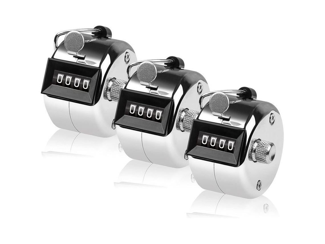 2026-contador De Metal Manual De 4 Dígitos - Ratchet Counter Para Contar Con Clic Sin Pilas