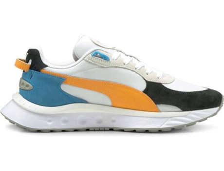 Zapatillas PUMA Wild Rider Rollin' Hombre (44 - Blanco)