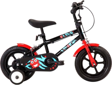 Bicicleta Infantil Vidaxl rojo y negro edad 2 años 12 para